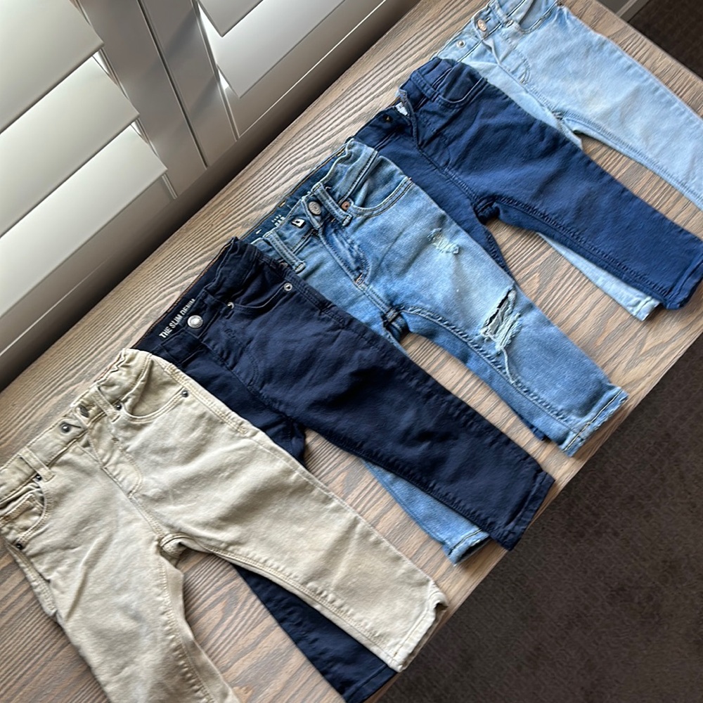 Zara and gap skinny jeans 6-9m through 18-24m